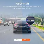 70Mai Dash Camera For Cars, 1080P, 130° Wide Angle, Built-In Wifi Dash Cam, Emergency Recording, App Control Dashboard, Car Camera Recorder With Night Vision, G-Sensor, Car Dvr, Hbv00000He474