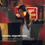 Marshall Minor IV Bluetooth Earphones - Water Resistant Earphones Bluetooth Wireless Earbuds With 30+ Hours Playtime - Black