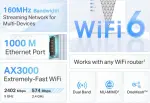 TP-Link AX3000 WiFi 6 Range Extender Signal Booster for Home(RE715X), Dual Band WiFi Repeater, Internet Extender with Gigabit Ethernet Port, Access Point, APP Setup, OneMesh Compatible