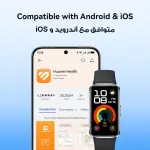 HUAWEI Band 10 Smart Watch, Metallic Design and Comfortable Wearing, Pro-level Sleep Analysis, Emotional Health Aid, 100 Workout Modes, Robust Battery Life, IOS and Android, Black