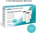 TP-Link Deco M4 Whole Home Mesh Wi-Fi System, Up to 4000 sq ft Coverage, Qualcomm CPU, Dual-Band AC1200 with Gigabit Ports, Compatible with Amazon Echo/Alexa, Parent Control, Pack of 3