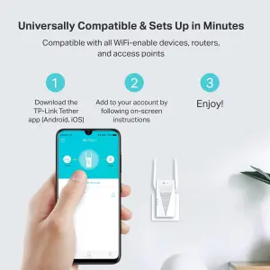 TP-Link AX3000 WiFi 6 Range Extender Signal Booster for Home(RE715X), Dual Band WiFi Repeater, Internet Extender with Gigabit Ethernet Port, Access Point, APP Setup, OneMesh Compatible 5 TP-Link AX3000 WiFi 6 Range Extender Signal Booster for Home(RE715X), Dual Band WiFi Repeater, Internet Extender with Gigabit Ethernet Port, Access Point, APP Setup, OneMesh Compatible