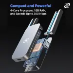 Deeper Network Connect Air Pocket-Sized Wireless Travel VPN Router Portable Wireguard OpenVPN DPN WiFi Router