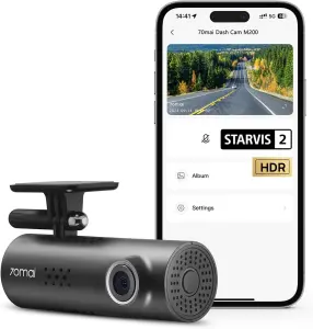 70Mai Dash Camera For Cars, 1080P, 130° Wide Angle, Built-In Wifi Dash Cam, Emergency Recording, App Control Dashboard, Car Camera Recorder With Night Vision, G-Sensor, Car Dvr, Hbv00000He474