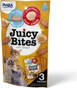 Inaba Juicy Bites، إنابا جوسي بايتس للقطط، 3 عبوات بنكهات متنوعة 33.9 جم - الصورة 3