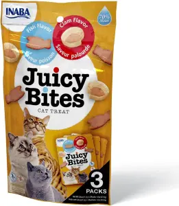Inaba Juicy Bites، إنابا جوسي بايتس للقطط، 3 عبوات بنكهات متنوعة 33.9 جم 3 71IiSDWWmVL. AC SL1500