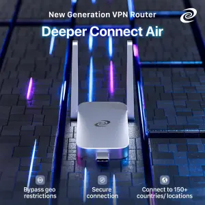 Deeper Network Connect Air Pocket-Sized Wireless Travel VPN Router Portable Wireguard OpenVPN DPN WiFi Router 2 Deeper Network Connect Air Pocket-Sized Wireless Travel VPN Router Portable Wireguard OpenVPN DPN WiFi Router