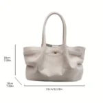 حقيبة كتف نسائية واسعة – حقيبة كتف نسائية – حقيبة كتف – حقيبة واسعة – حقيبة كبيرة – حقيبة يومية – حقيبة مينيماليستي – حقيبة عملية – حقيبة كروسبودي – حقيبة أنيقة