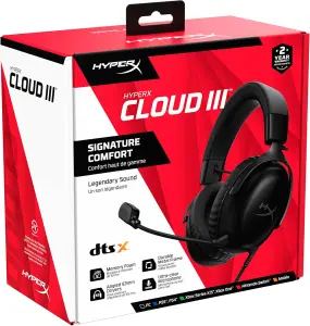 HyperX Cloud III – Wired Gaming Headset, PC, PS5, Xbox Series X|S, Angled 53mm Drivers, DTS, Memory Foam, Durable Frame, Ultra-Clear 10mm Mic, USB-C, USB-A, 3.5mm – Black 8 HyperX Cloud III – Wired Gaming Headset, PC, PS5, Xbox Series X|S, Angled 53mm Drivers, DTS, Memory Foam, Durable Frame, Ultra-Clear 10mm Mic, USB-C, USB-A, 3.5mm – Black
