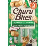 INABA Churu Bites، تشورو بايتس للقطط من INABA، وجبة خفيفة بنكهات متنوعة 3×10 جم