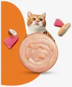 Moochie Cat Food Tuna، طعام قطط، موشي، موس تونة، سلمون، طعام رطب، وجبة قطط، باوت 70 جم، تغذية صحية