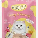 Moochie Fussy & Beauty Ocean Fish Recipe Cat Food Pouch 70g، طعام قطط رطب من موشي، وصفة سمك المحيط 70 جم