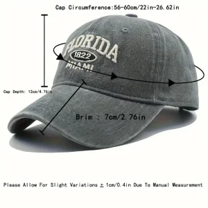 قبعة بيسبول بتصميم FLORIDA 1822 11 b36154c9 b733 48fb b4ab c0057c1ec49a