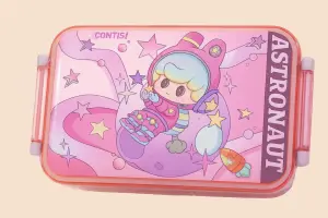 لانش بوكس بلاستيك للأطفال بتصاميم متنوعة، آمن للطعام وسهل الاستخدام والغلق، مثالي للاستخدام في المدرسة والرحلات 3 b4bb8849 83d2 41f3 9232 c1ac2bae976d