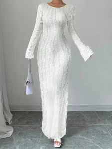 فستان نسائي بقصة قلم رصاص وتفاصيل دانتيل علي الكتف، أنوثة ناعمة بإطلالة متجددة لكل موسم، مثالي للاستخدام الرسمي والكاجوال في الربيع/الصيف 4 bac73bee 9a55 4bb0 b26a f6165078e57b