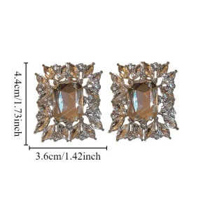 أقراط نسائية مربعة هندسية مرصعة بالراينستون، فضة 925 فاخرة للمناسبات والحفلات 1 f1e1520ce8d442129f9b3096dfebc904 goods