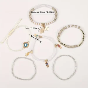 إسورة نسائية بوهو يدوية باللون الأزرق، تصميم مضفر قابل للتعديل، مثالية للعطلات الصيفية أو الاستخدام اليومي الأنيق 1 00f08de898c90478d9b1732e016ef573