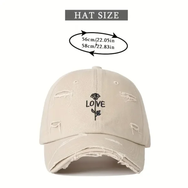 قبعة بيسبول نسائية – قبعة بيسبول – قبعة نسائية – قبعة مطرزة – قبعة Y2K – قبعة للجولف – قبعة صيفية – قبعة قابلة للتنفس – قبعة قابلة للتعديل – قبعة بيضاء – قبعة كاجوال