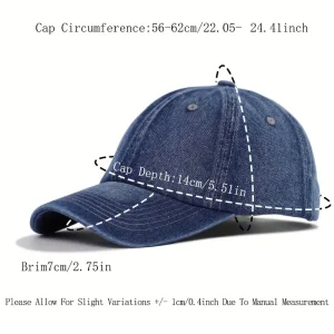 قبعة بيسبول سناب باك خفيفة الوزن باللون الأزرق، قبعة مهواة كلاسيكية مثالية للهدايا والمناسبات 1 4c52b0fa 64bf 4ffc 91e0 93480e0942ab