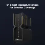 TP-Link BE9300 Ultra-Fast 9214 Mbps 6-Stream Tri-Band Wi-Fi 7 Router, Five 2.5G Ports, 4K-QAM, EasyMesh-Compatible, 8K streaming, VR/AR, Online Gaming, Easy Setup (Archer BE550)