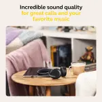 Jabra Evolve2 65 Flex - Wireless Stereo Headset with Bluetooth, Noise-cancelling Jabra ClearVoice Technology and Hybrid ANC - Certified for MS Teams - Black