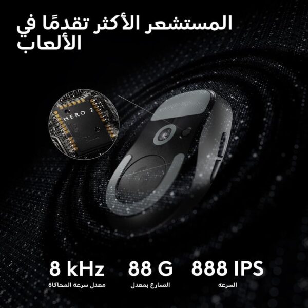 Logitech G PRO X SUPERLIGHT 2 LIGHTSPEED Wireless Gaming Mouse, Lightweight, 4K polling, LIGHTFORCE Hybrid Switches, HERO 2 Sensor, 32,000 DPI, 5 Programmable Buttons, USB-C Charging, PC, Mac - Black