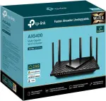 TP-Link AX5400 Mbps Multi-Gigabit Wi-Fi 6 Router, OneMesh™ /VPN Supported, USB 3.0 Port, 1 GHz Dual-Core CPU, TP-Link HomeShield, Ideal for Gaming Xbox/PS4/8K Steam, Plug and Play (Archer AX72 Pro)