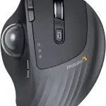 ProtoArc EM01 NL Ergonomic Trackball Mouse - Gray Ball