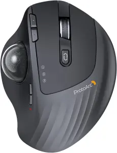 ProtoArc EM01 NL Ergonomic Trackball Mouse - Gray Ball 1 ProtoArc EM01 NL Ergonomic Trackball Mouse - Gray Ball
