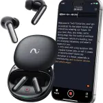 VIAIM RecDot AI Earbuds - AI Meeting Assistant with Real-Time Transcription & Translation (16 Languages), FlashRecord, 48dB ANC, To-Do Lists & Summaries - Black