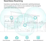 TP Link EAP650 Omada WiFi 6 AX3000 Wireless Gigabit Ceiling Mount Access Point Support Mesh, OFDMA, Seamless Roaming, HE160 & MU MIMO SDN Integrated Cloud Access & Omada App PoE+ Powered, White