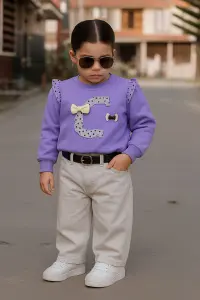 سويت شيرت بناتي بنفسجي بحرف C مزخرف وفراشات صغيرة، تصميم أنيق ولطيف للبنات 1 WhatsApp Image 2025 10 06 at 3.14.45 PM 3