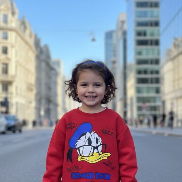 سويتشيرت أطفال، سويتشيرت دونالد داك، بلوفر أزرق، ملابس أطفال كرتونية، سويتشيرت شتوي، ملابس كاجوال للأطفال، سويتشيرت أولاد، أزياء أطفال