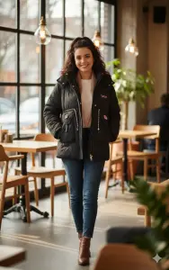 معطف شتوي نسائي مبطن بقبعة، تصميم أنيق ودافئ بلون وردي وأسود مقاوم للبرد، مثالي للإطلالات الكاجوال أو التنقل اليومي في الشتاء 1 WhatsApp Image 2025 10 29 at 10.18.08 AM 3