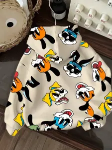 سويتشيرت أطفال مطبوع برسومات كرتونية قطن ناعم متعدد الألوان، تصميم عصري يناسب الإطلالات اليومية والمدرسية 4 17289098087d7bd722ea6f69ab897be1bbc862beec