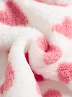 جاكيت فرو شتوي، جاكيت أطفال، جاكيت فرو، جاكيت شتوي بناتي، جاكيت بقبعة، ملابس شتوية، ملابس فرو، موضة أطفال، جاكيت قلوب، أزياء أطفال