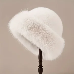 قبعة شتوية نسائية مبطنة بالفرو بعريضة الحواف، دافئة، خفيفة، وحماية من البرد للأنشطة الخارجية 6 78f5a003 b27c 4786 aa6d 1be0bff6dce7