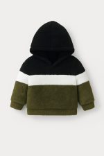 جاكيت فرو شتوي للأطفال بألوان متعددة، تصميم ناعم ودافئ