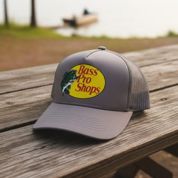 قبعة تروكر (Trucker Hat) رسمية Bass Pro Shops - لون أزرق مائي (Aqua Blue)