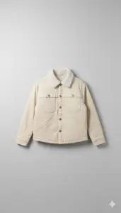 جاكيت أطفال بيج مبطن بياقة فرو ناعمة، تصميم كلاسيكي أنيق ودافئ لفصل الشتاء 1 WhatsApp Image 2025 11 01 at 2.47.40 PM