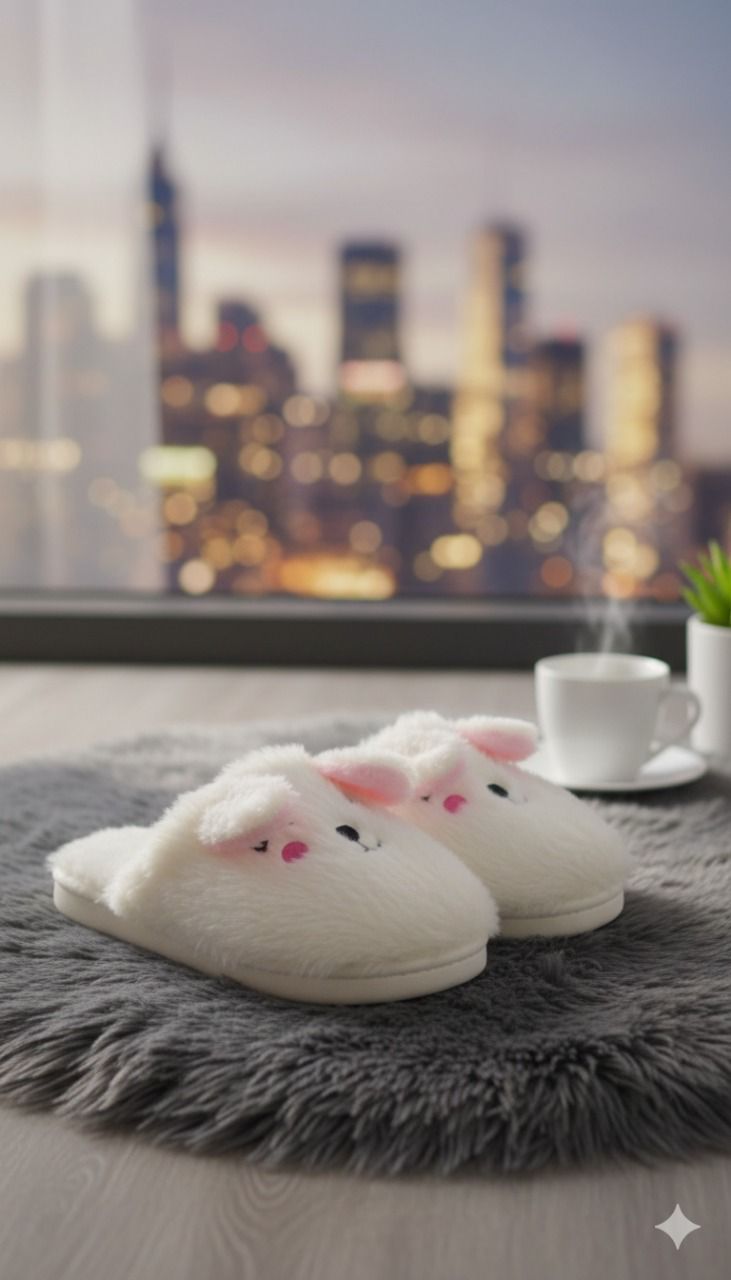 شبشب شتوي نسائي بتصميم أرنب لطيف، نعال فرو ناعم ودافئ للمنزل شبشب شتوي نسائي بتصميم أرنب لطيف، نعال فرو ناعم ودافئ للمنزل