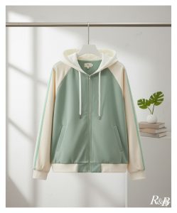 هودي نسائي رياضي ملون بسحّاب أمامي، تصميم عصري مريح للإطلالات اليومية 1 WhatsApp Image 2025 11 02 at 3.08.14 PM