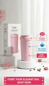 كوب قهوة حراري من R&B، تصميم أنيق وعصري للحفاظ على حرارة المشروبات، متعدد الاستخدامات للمشروبات الساخنة والباردة 1 WhatsApp Image 2025 11 04 at 12.16.11 PM 5