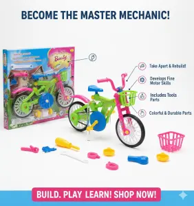 لعبة تعليمية للأطفال طقم دراجة للتجميع والتفكيك، لتنمية مهارات الميكانيكا والإبداع 1 WhatsApp Image 2025 11 04 at 12.16.12 PM