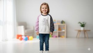 سويتشيرت أطفال قطن خريفي بأكمام ملونة ووجوه تعبيرية مرحة، مريح وعصري، مثالي لفصل الخريف والأيام ذات الطقس المعتدل 1 WhatsApp Image 2025 11 04 at 2.49.23 PM 1