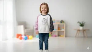 سويتشيرت أطفال قطن خريفي بأكمام ملونة ووجوه تعبيرية مرحة، مريح وعصري، مثالي لفصل الخريف والأيام ذات الطقس المعتدل 1 WhatsApp Image 2025 11 04 at 2.49.23 PM 1