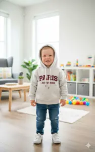 هودي أطفال قطن بطبعة PARIS، تصميم عصري مريح يناسب جميع الإطلالات 1 WhatsApp Image 2025 11 04 at 2.49.23 PM