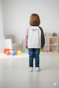 سويتشيرت أطفال قطن خريفي بأكمام ملونة ووجوه تعبيرية مرحة، مريح وعصري، مثالي لفصل الخريف والأيام ذات الطقس المعتدل 2 WhatsApp Image 2025 11 04 at 2.49.23 PM 2