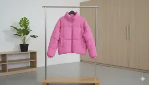 جاكيت نسائي شتوي مبطن فوشيا، تصميم عصري يمنح الدفئ والأناقة، مثالي للارتداء في أجواء الشتاء الباردة 1 WhatsApp Image 2025 11 05 at 11.16.57 AM