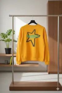 سويتشيرت أطفال أصفر قطن مطبوع BASEBALL، تصميم مريح وأنيق للخريف والشتاء 2 WhatsApp Image 2025 11 05 at 11.16.58 AM 4